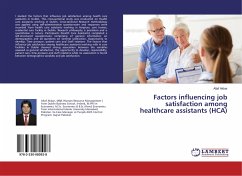 Factors influencing job satisfaction among healthcare assistants (HCA) - Akbar, Altaf