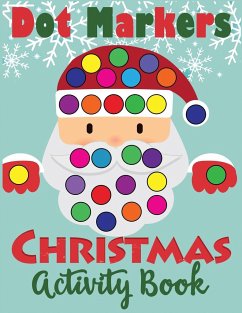 Dot Markers Christmas Activity Book - Blue Wave Press