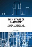 The Critique of Management (eBook, PDF)