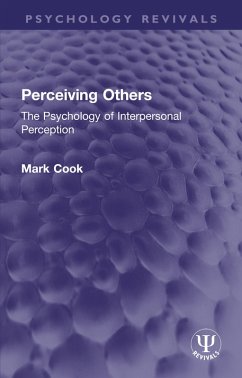 Perceiving Others (eBook, PDF) - Cook, Mark