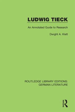 Ludwig Tieck - Klett, Dwight A