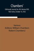 Chambers' Edinburgh Journal, No. 459, Volume XVIII, New Series, October 16, 1852