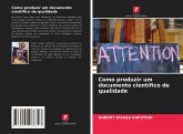 Como produzir um documento científico de qualidade