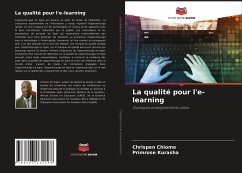 La qualité pour l'e-learning - Chiome, Chrispen;Kurasha, Primrose