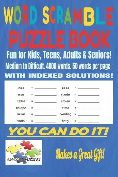 Word Scramble Puzzle Book - Mann, Richard