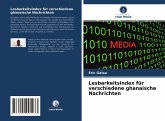 Lesbarkeitsindex für verschiedene ghanaische Nachrichten