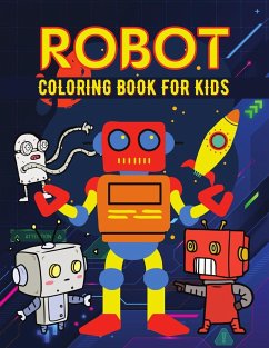 Robot coloring book for kids - McJamie, Rex