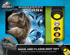 Jurassic World: Dinosaurs in the Dark Book and 5-Sound Flashlight Set [With Flashlight] - Pi Kids