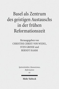 Cover Basel als Zentrum des geistigen Austauschs in der frühen Reformationszeit (eBook, PDF)