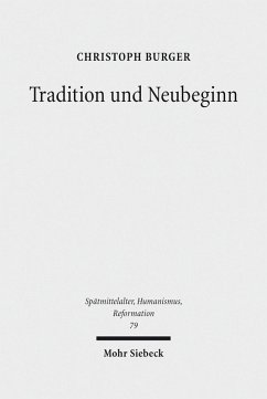 Tradition und Neubeginn (eBook, PDF) - Burger, Christoph