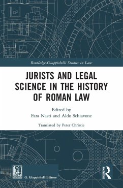 Jurists and Legal Science in the History of Roman Law (eBook, PDF)