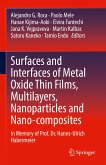 Surfaces and Interfaces of Metal Oxide Thin Films, Multilayers, Nanoparticles and Nano-composites (eBook, PDF)