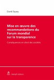 Mise en oeuvre des recommandations du Forum mondial sur la transparence (eBook, PDF)