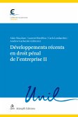 Développements récents en droit pénal de l'entreprise II (eBook, PDF)