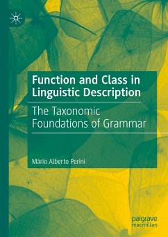 Function and Class in Linguistic Description (eBook, PDF) - Perini, Mário Alberto