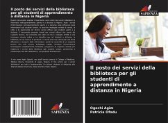 Il posto dei servizi della biblioteca per gli studenti di apprendimento a distanza in Nigeria - Agim, Ogechi;Ofodu, Patricia