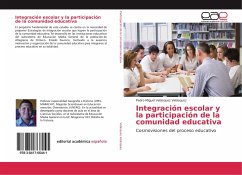 Integración escolar y la participación de la comunidad educativa - Velásquez Velásquez, Pedro Miguel