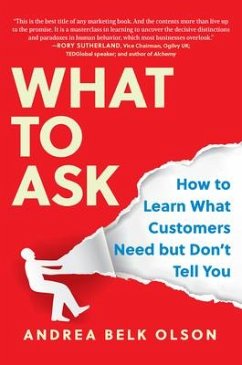 What to Ask - Olson, Andrea Belk