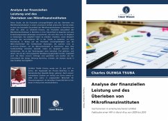 Analyse der finanziellen Leistung und des Überleben von Mikrofinanzinstituten - OLENGA TSUBA, Charles