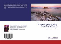 Is Sacred Syntactically & Semantically Dense? - Roeder, Runhild