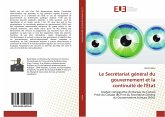 Le Secrétariat général du gouvernement et la continuité de l'État