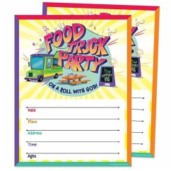 Vacation Bible School (Vbs) Food Truck Party Small Promotional Poster (Pkg of 2): On a Roll with God! - Cokesbury