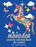 Mandala unicorn coloring book for women
