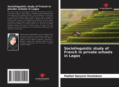 Sociolinguistic study of French in private schools in Lagos - Omotokese, Mujibat Opeyemi