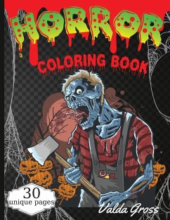 HORROR COLORING BOOK - Gross, Valda