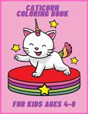 Caticorn coloring book for kids ages 4-8