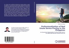 Professionalization of Real Estate Service Practice in the Philippines - Gavan, Ramon Leo