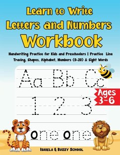 Learn to Write Letters and Numbers Workbook - Buzzy, Isabela &