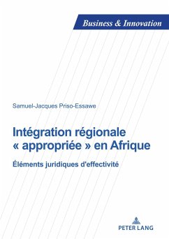 Intégration régionale « appropriée » en Afrique - Priso Essawe, Samuel-Jacques