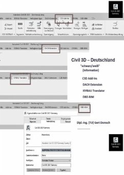 Cvil 3D Deutschland / Add-Ons, Add-Ins und mehr, Civil 3D Deutschland (schwarz/weiß, zur Information) - Domsch, Gert