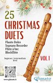 25 Christmas Duets for soprano recorder - VOL.1 (fixed-layout eBook, ePUB)