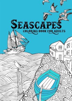 Seascapes Coloring Book for Adults - Grafik, Musterstück
