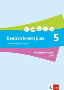 Cover Deutsch kombi plus 5. Grundwortschatz-Kartei Klasse 5