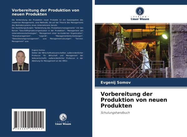 Vorbereitung der Produktion von neuen Produkten Vorbereitung der Produktion von neuen Produkten