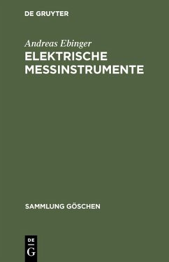Elektrische Meßinstrumente (eBook, PDF) Cover Elektrische Meßinstrumente (eBook, PDF)