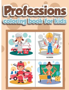 Professions Coloring Book for Kids - Bernard, Emilian