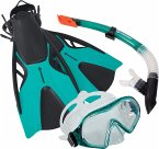 Schildkröt 940003 - Fun Sports, Schnorchelset Cayman (Taucherbrille/Schnorchel/Flossen), verstellbar, Größe 43-47 L/XL, 3-teilig Schildkröt 940003 - Fun Sports, Schnorchelset Cayman (Taucherbrille/Schnorchel/Flossen), verstellbar, Größe 43-47 L/XL, 3-teilig