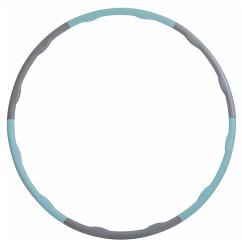 Schildkröt 960236 - Fitness, Hula-Hoop-Ring, 100cm Durchmesser, Skyblue-Anthrazit