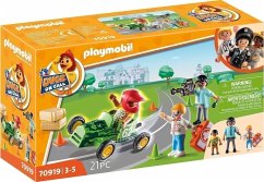 PLAYMOBIL® 70919 DUCK ON CALL - Notarzt Action. Hilf dem Rennfahrer!