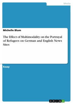 The Effect of Multimodality on the Portrayal of Refugees on German and English News Sites (eBook, PDF) - Blum, Michelle