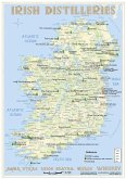 Whisky Distilleries Ireland - Tasting Map 1 : 1.800.000