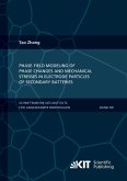 Phase-field Modeling of Phase Changes and Mechanical Stresses in Electrode Particles of Secondary Batteries