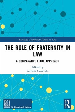 Cover The Role of Fraternity in Law (eBook, ePUB)