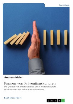 Formen von Präventionskulturen. Die Qualität von Arbeitssicherheit und Gesundheitsschutz in schweizerischen Elektrizitätsunternehmen (eBook, PDF)