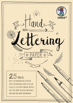 Cover URSUS Handlettering Paper, DIN A5, creme