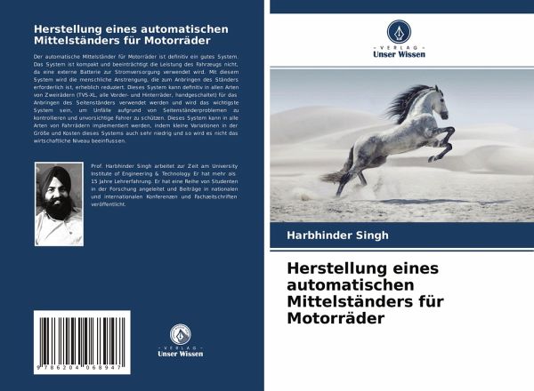 Herstellung eines automatischen Mittelständers für Motorräder Herstellung eines automatischen Mittelständers für Motorräder